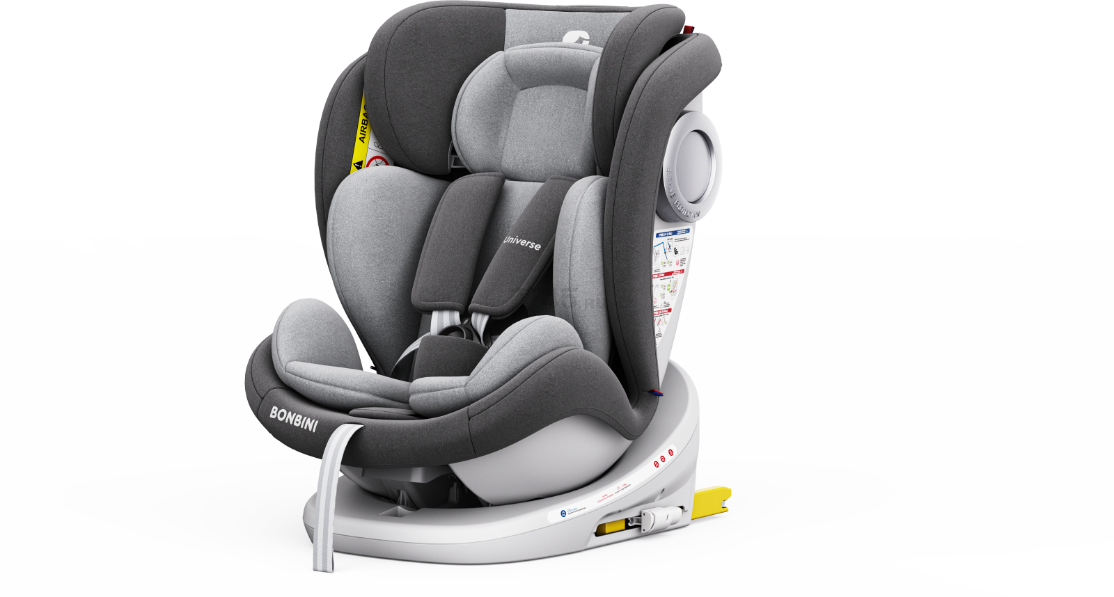 Автокресло BONBINI Universe Grey melange (BO-3231124) - Фото 20