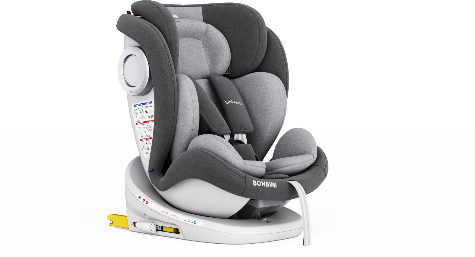 Автокресло BONBINI Universe Grey melange (BO-3231124) - Фото 23