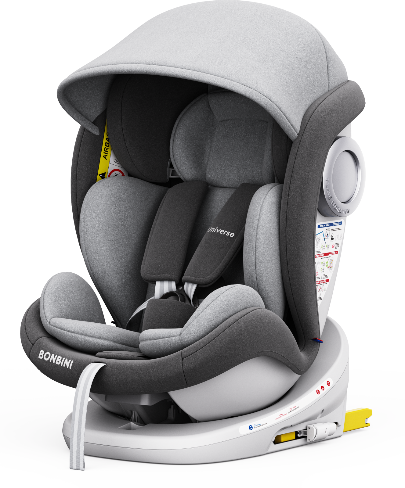 Автокресло BONBINI Universe Grey melange (BO-3231124) - Фото 17