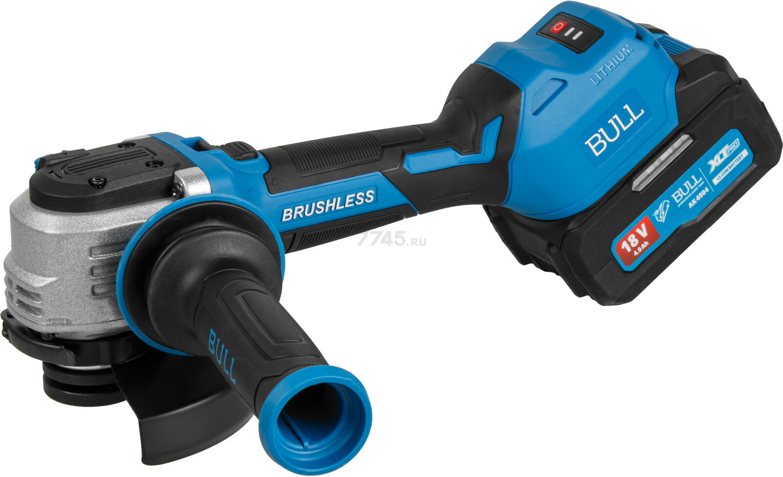 Шлифмашина угловая аккумуляторная BULL CSG 1812-1 SR XLTpro SET (1333997) - Фото 13