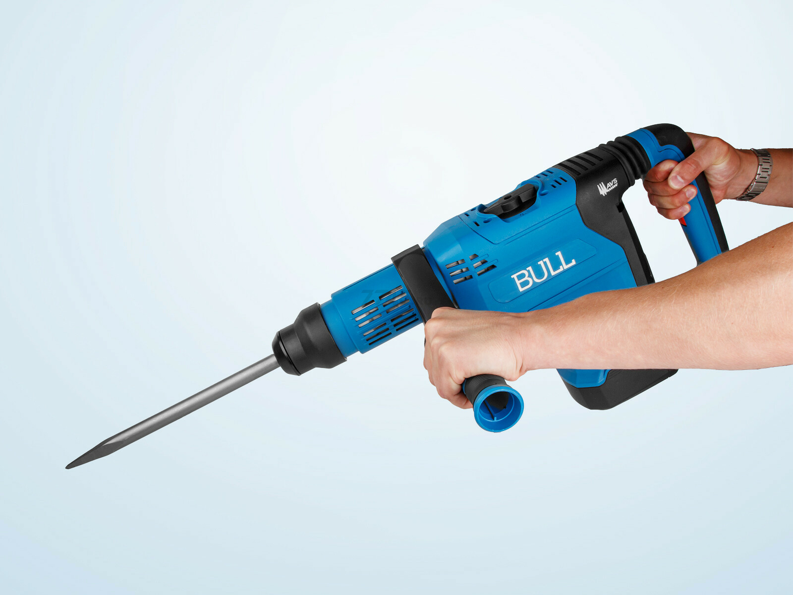Перфоратор BULL BH 5001 в чем. 1500 Вт, 5-15 Дж, 50 мм, 2 реж. + 1 зуб., 1 сверло, SDS-max, рег. об. (1333955) - Фото 15