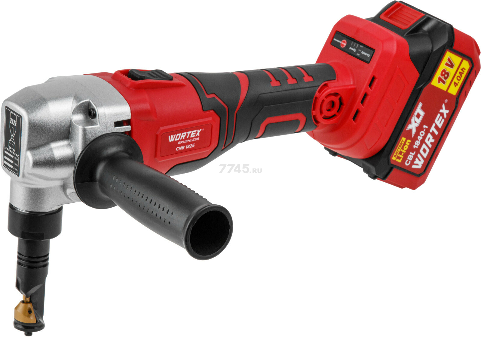 Ножницы высечные аккумуляторные WORTEX CNB 1825 XLT SET (1318929) - Фото 2