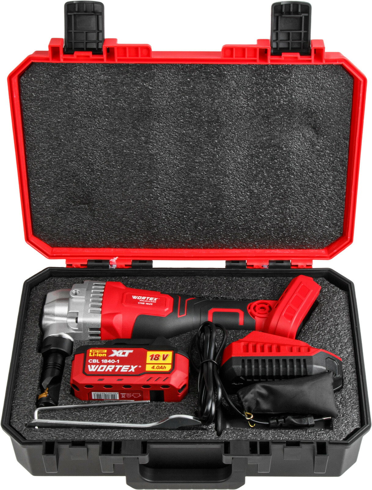Ножницы высечные аккумуляторные WORTEX CNB 1825 XLT SET (1318929) - Фото 8