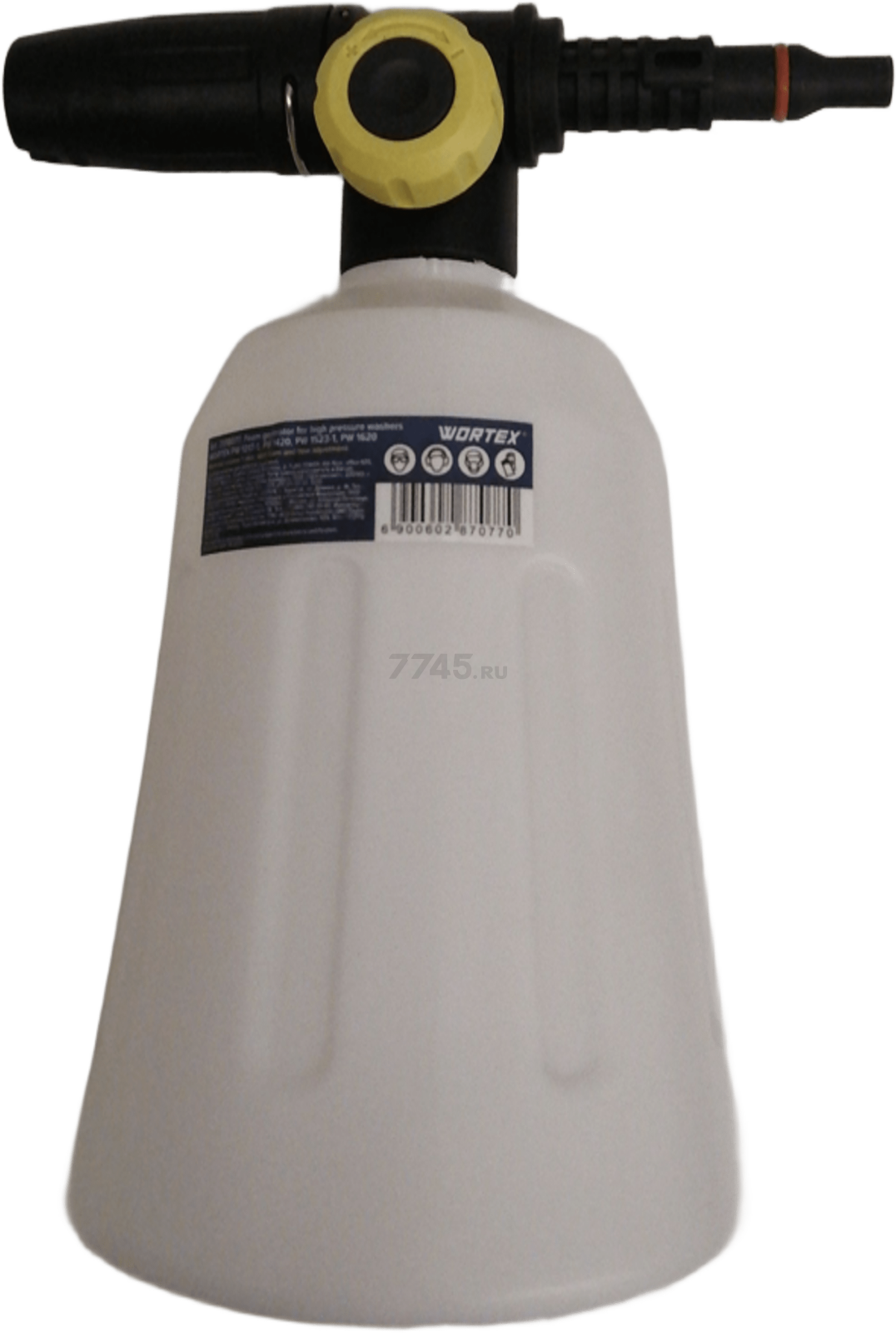 Пеногенератор для очистителей высокого давления WORTEX PW 1217-1, PW 1420, PW 1523-1, PW 1620 (2318077)