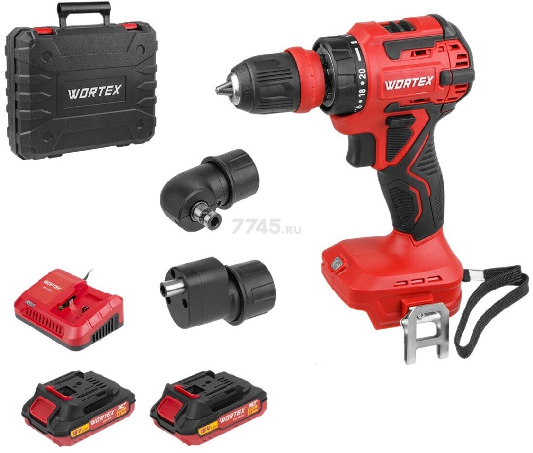 Дрель-шуруповерт аккумуляторная WORTEX BD 2025 LiSET ALL1 XLT (1325844) - Фото 12