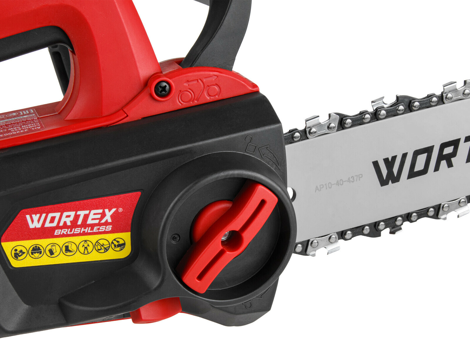 Пила цепная аккумуляторная WORTEX CEC 2518-3 ALL1 XLT SOLO (2325003) - Фото 11
