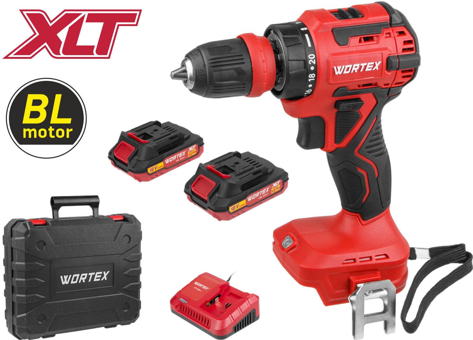 Дрель-шуруповерт аккумуляторная WORTEX BD 2025 LiSET ALL1 XLT (1325843) - Фото 11