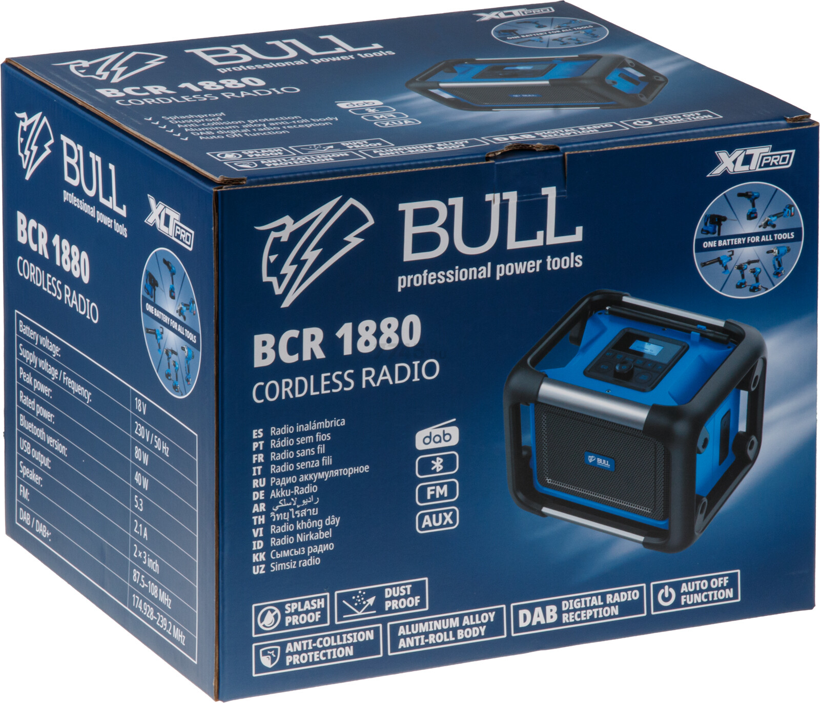 Радио аккумуляторное BULL BCR 1880 XLT SOLO (1325853) - Фото 12