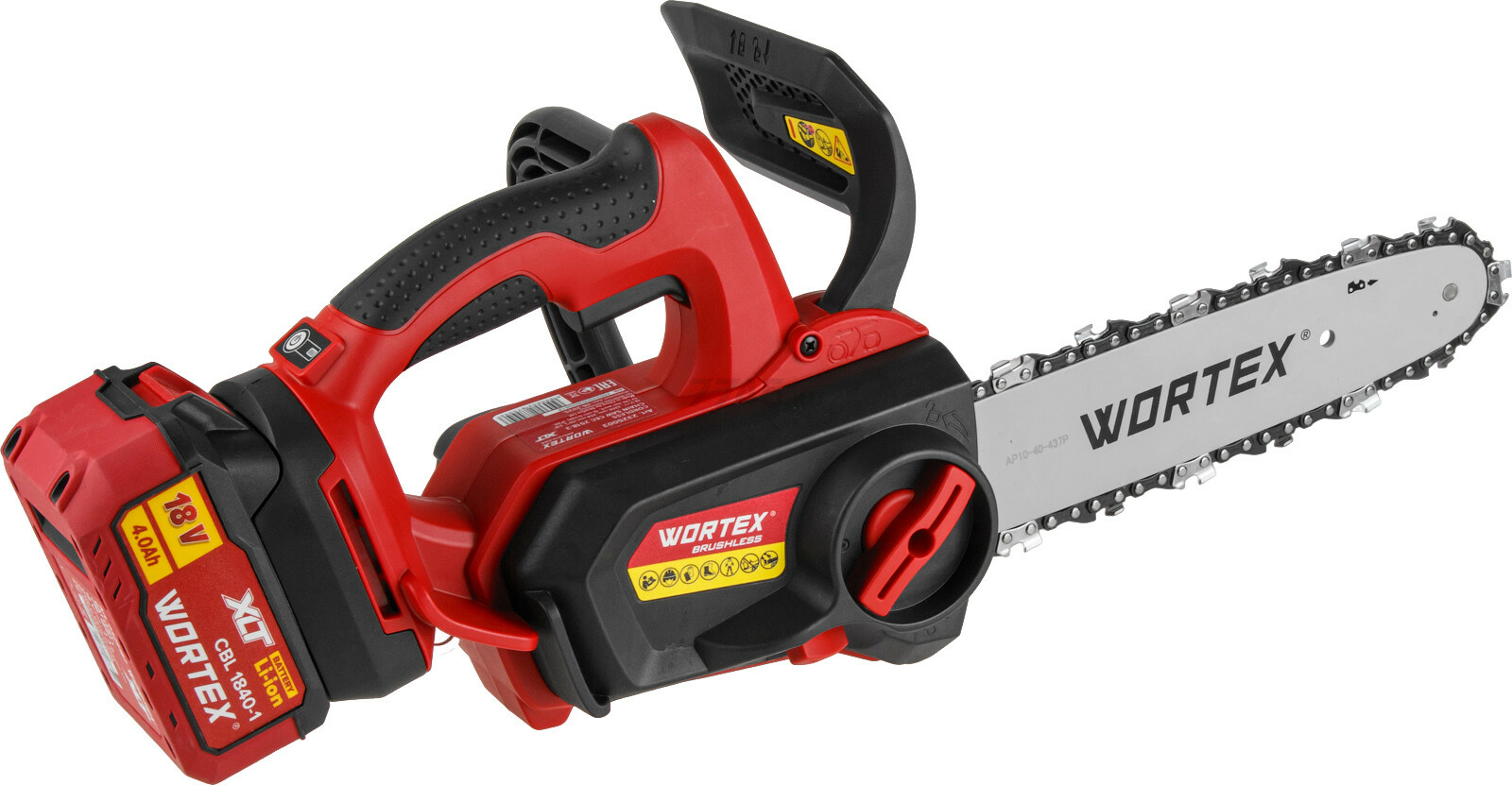 Пила цепная аккумуляторная WORTEX CEC 2518-3 ALL1 XLT SET (2325004) - Фото 3