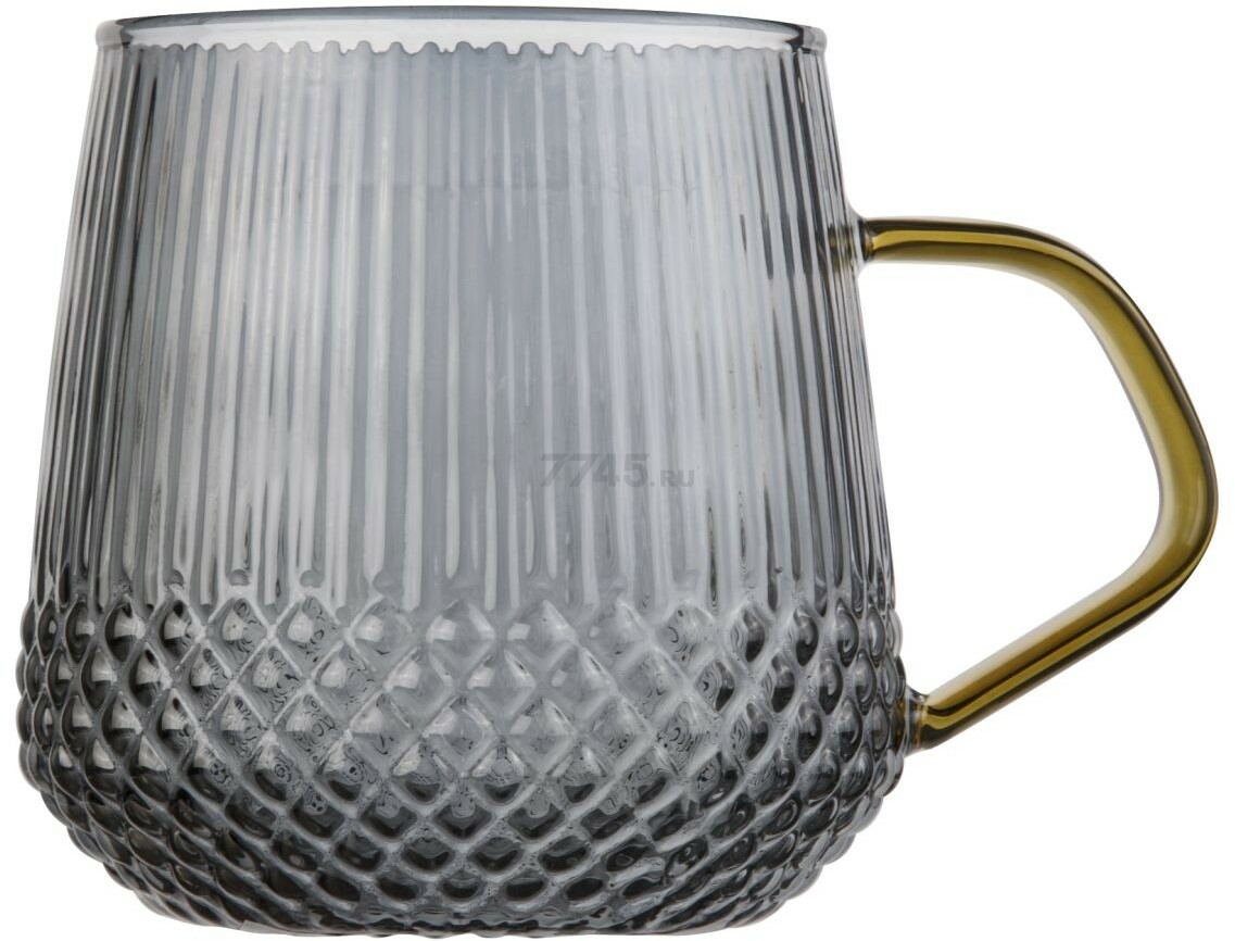 Кружка стеклянная PERFECTO LINEA Sonata Golden 400 мл (30-004002) - Фото 2