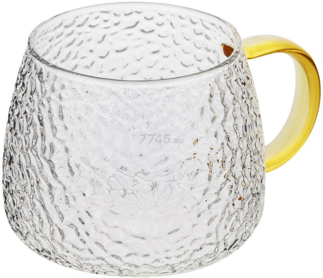 Кружка стеклянная PERFECTO LINEA Symphony Golden 450 мл (30-004501)