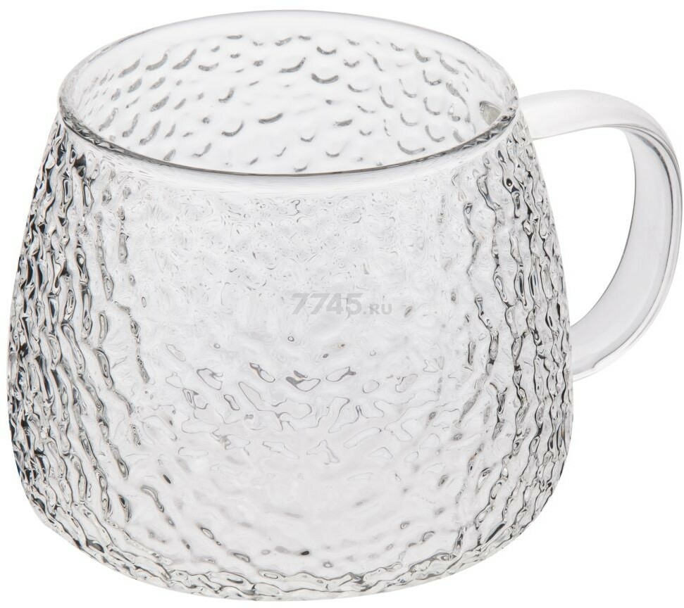 Кружка стеклянная PERFECTO LINEA Symphony Clear 450 мл (30-004502)