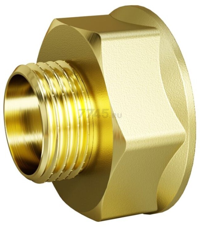 Переход латунный внутренняя-наружная 1"X3/4" LD (LD.65.509.25х20)