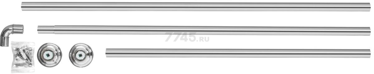 Карниз для ванной PERFECTO LINEA угловой 170х70 см (36-020105) - Фото 2