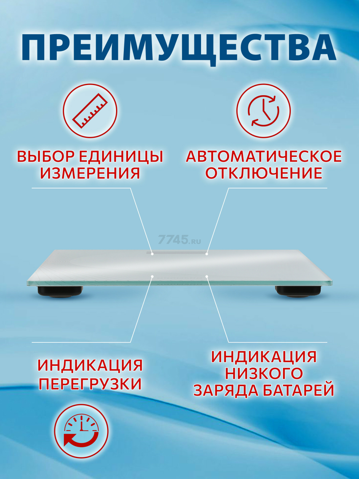 Весы напольные NORMANN ASB-480 (N16025-3) - Фото 2