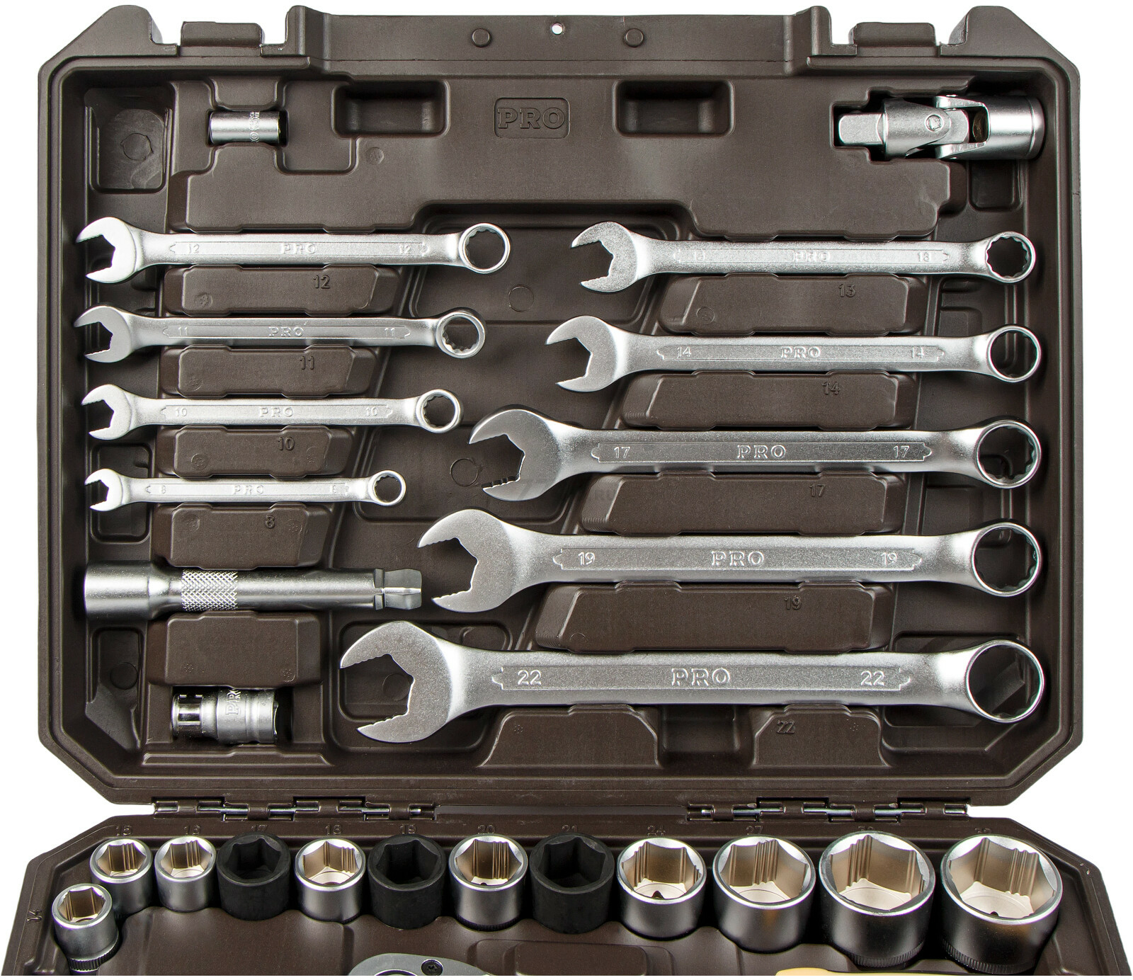 Набор инструментов 1/4", 1/2" 6 граней PRO STARTUL Dakar 82 предмета (PRO-082DK) - Фото 14