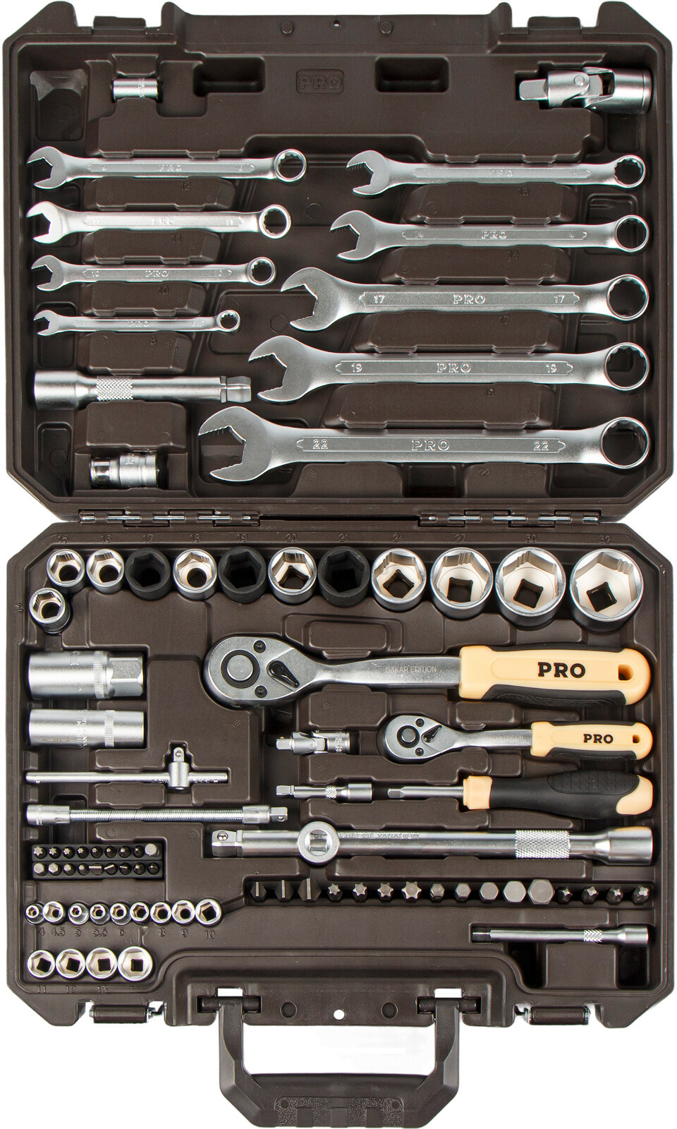 Набор инструментов 1/4", 1/2" 6 граней PRO STARTUL Dakar 82 предмета (PRO-082DK) - Фото 17