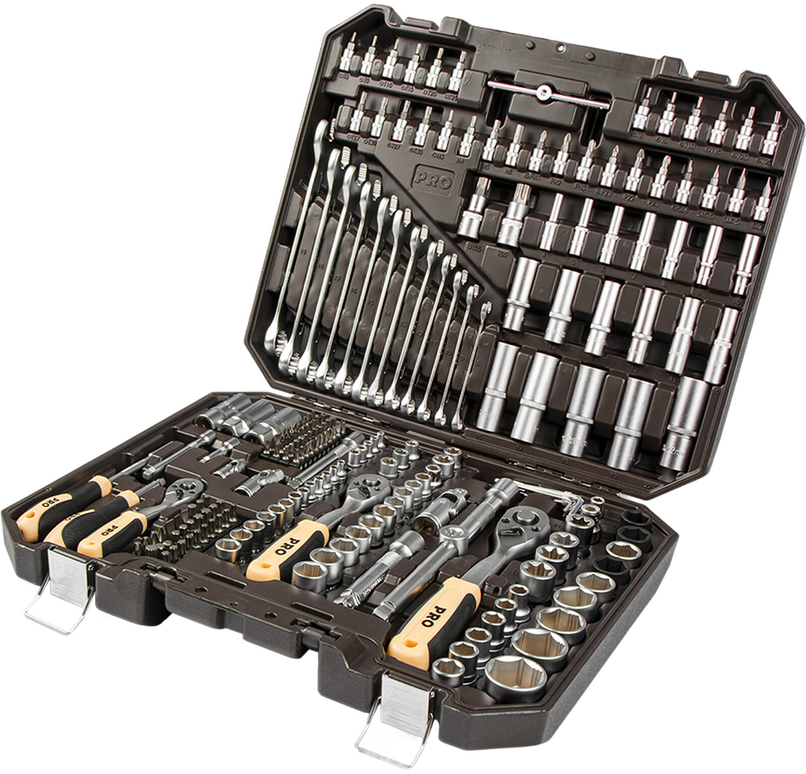 Набор инструментов 1/4", 3/8", 1/2" 6 граней PRO STARTUL Dakar 219 предметов (PRO-219DK) - Фото 12