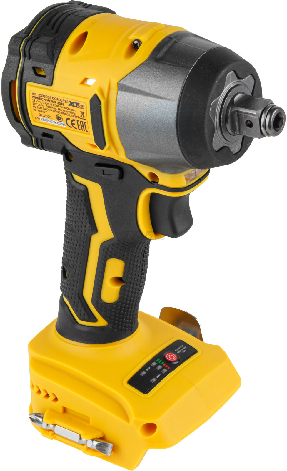 Гайковерт аккумуляторный ударный MOLOT MCWR 3518 XLT Lite SOLO (2335039) - Фото 4