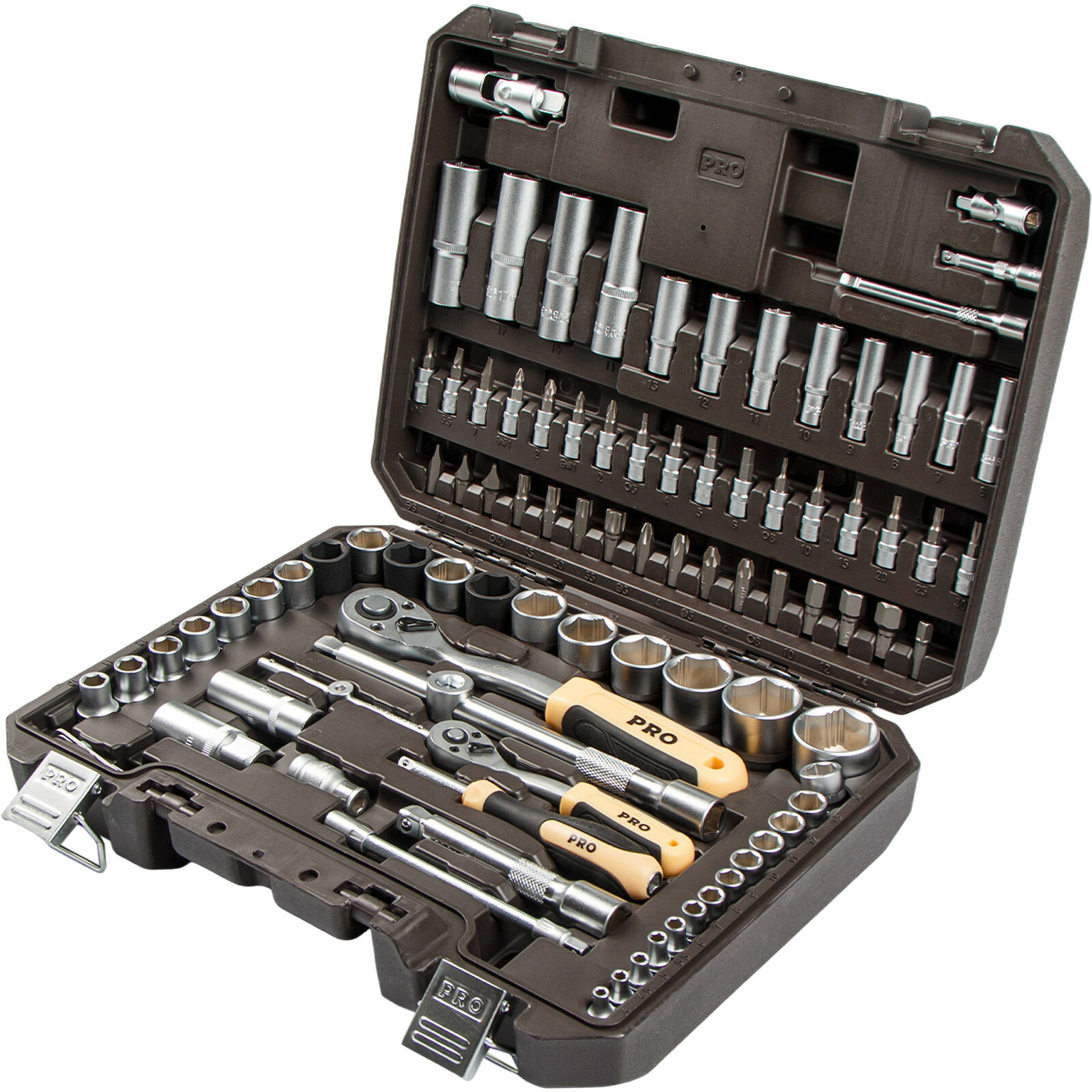 Набор головок и бит 94пр. 1/4",1/2" PRO STARTUL DAKAR (PRO-094DK)