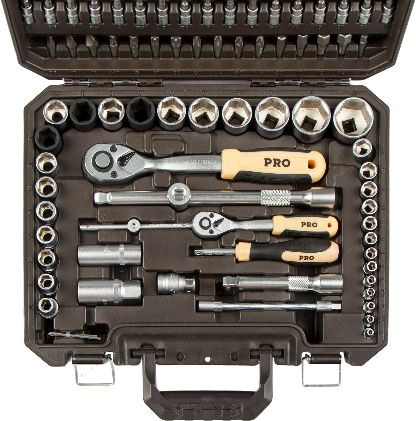 Набор головок и бит 94пр. 1/4",1/2" PRO STARTUL DAKAR (PRO-094DK) - Фото 3