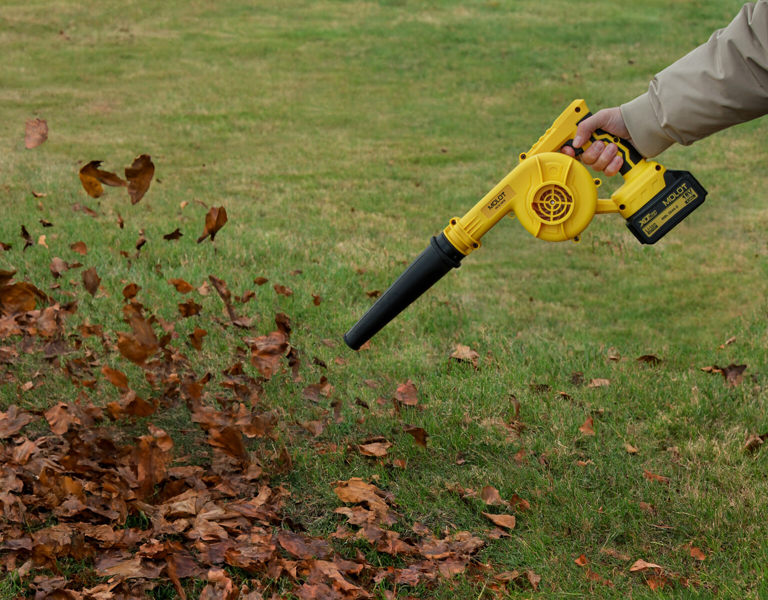 Воздуходувка аккумуляторная MOLOT MCB 1816 XLT Lite SET (2335038) - Фото 9