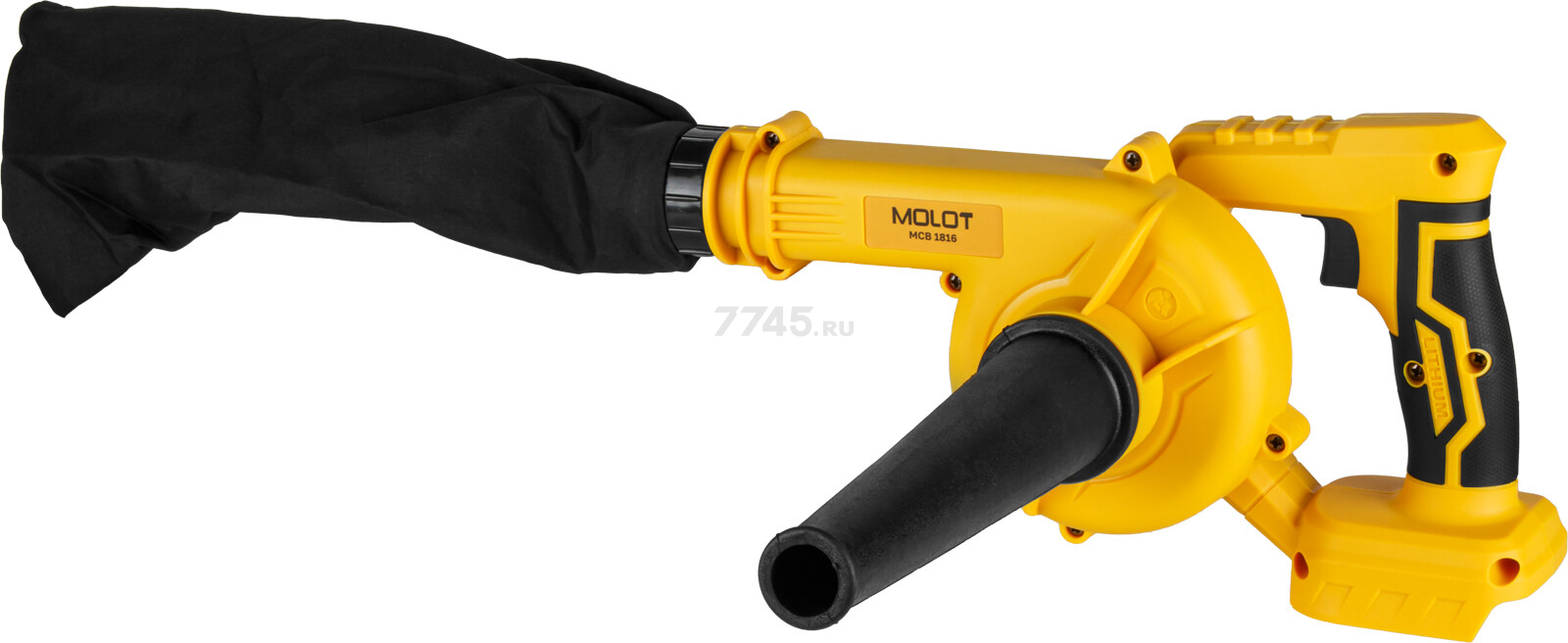 Воздуходувка аккумуляторная MOLOT MCB 1816 XLT Lite SET (2335038) - Фото 6