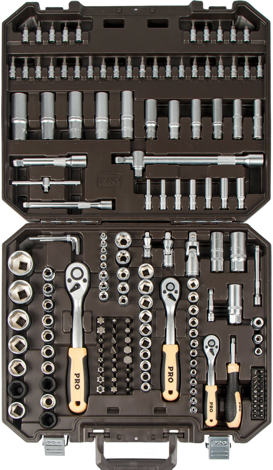 Набор головок и бит 171пр. 1/4",3/8",1/2" PRO STARTUL DAKAR (PRO-171DK) - Фото 5