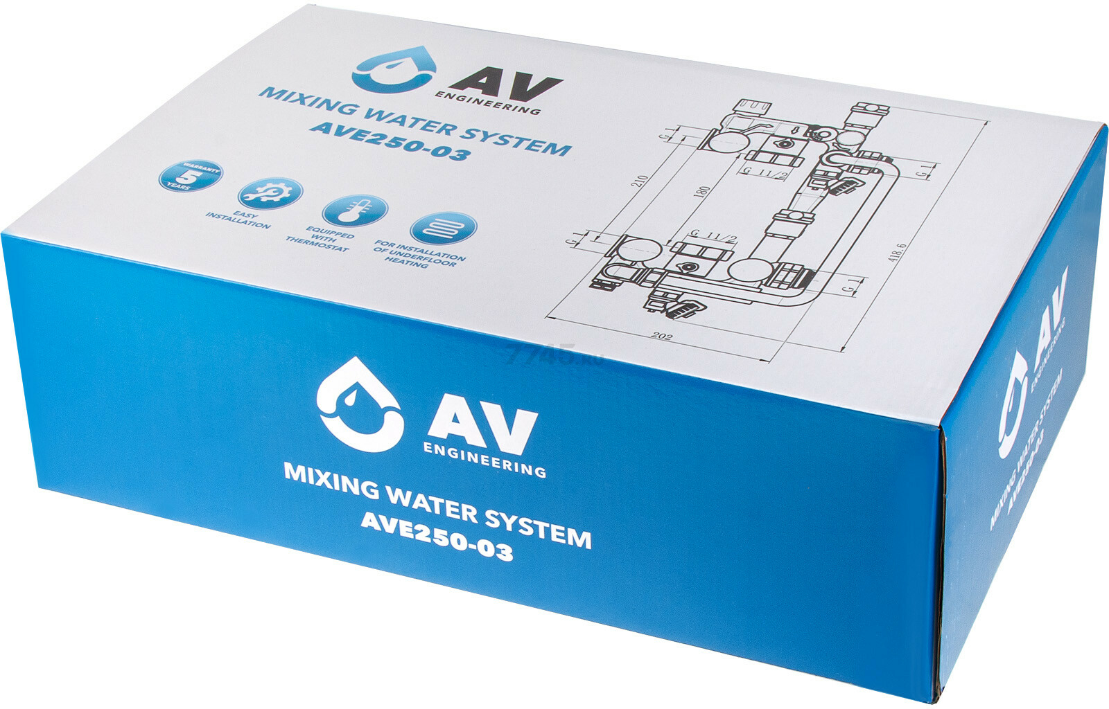 Насосно-смесительная группа AVE250-03, AV Engineering - Фото 4