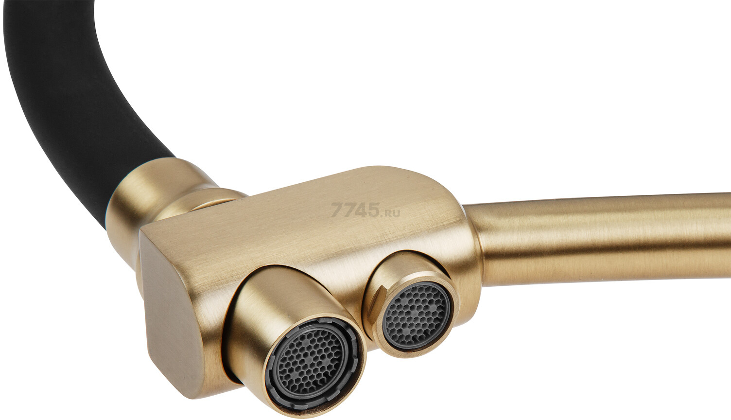 Смеситель для кухни AV ENGINEERING Lux D35 золотой, черный (AVLUX4-A49GLB) - Фото 2