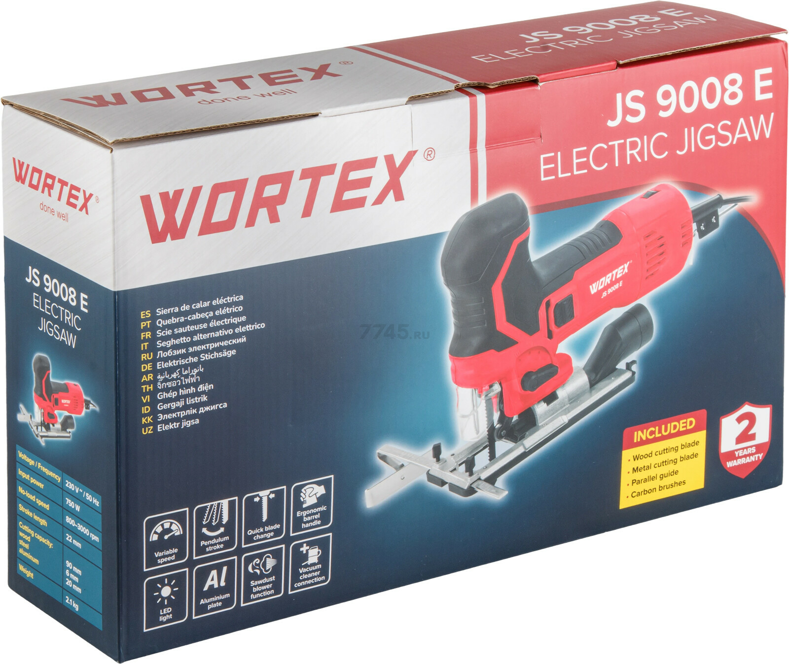 Электролобзик WORTEX JS 9008 E (1335988) - Фото 14