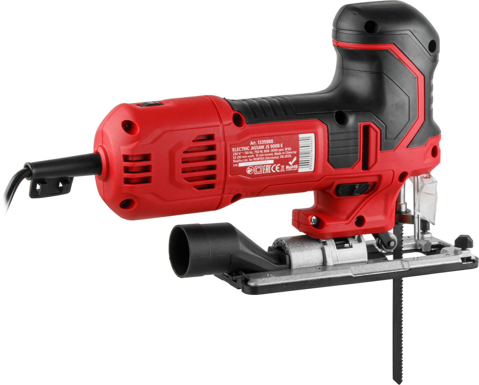 Электролобзик WORTEX JS 9008 E (1335988) - Фото 5