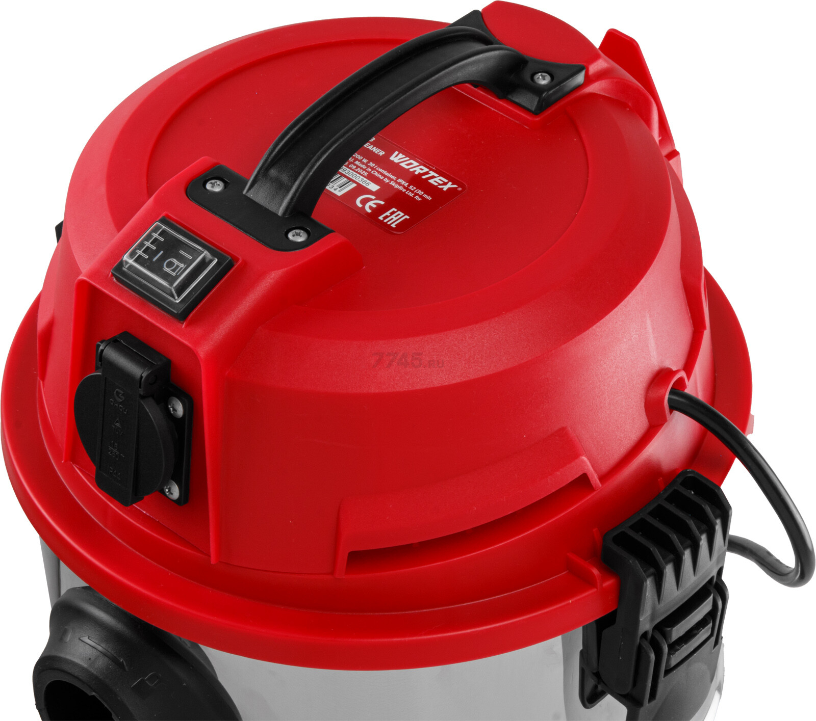 Пылесос строительный WORTEX VC 3014 WS (1319993) - Фото 2