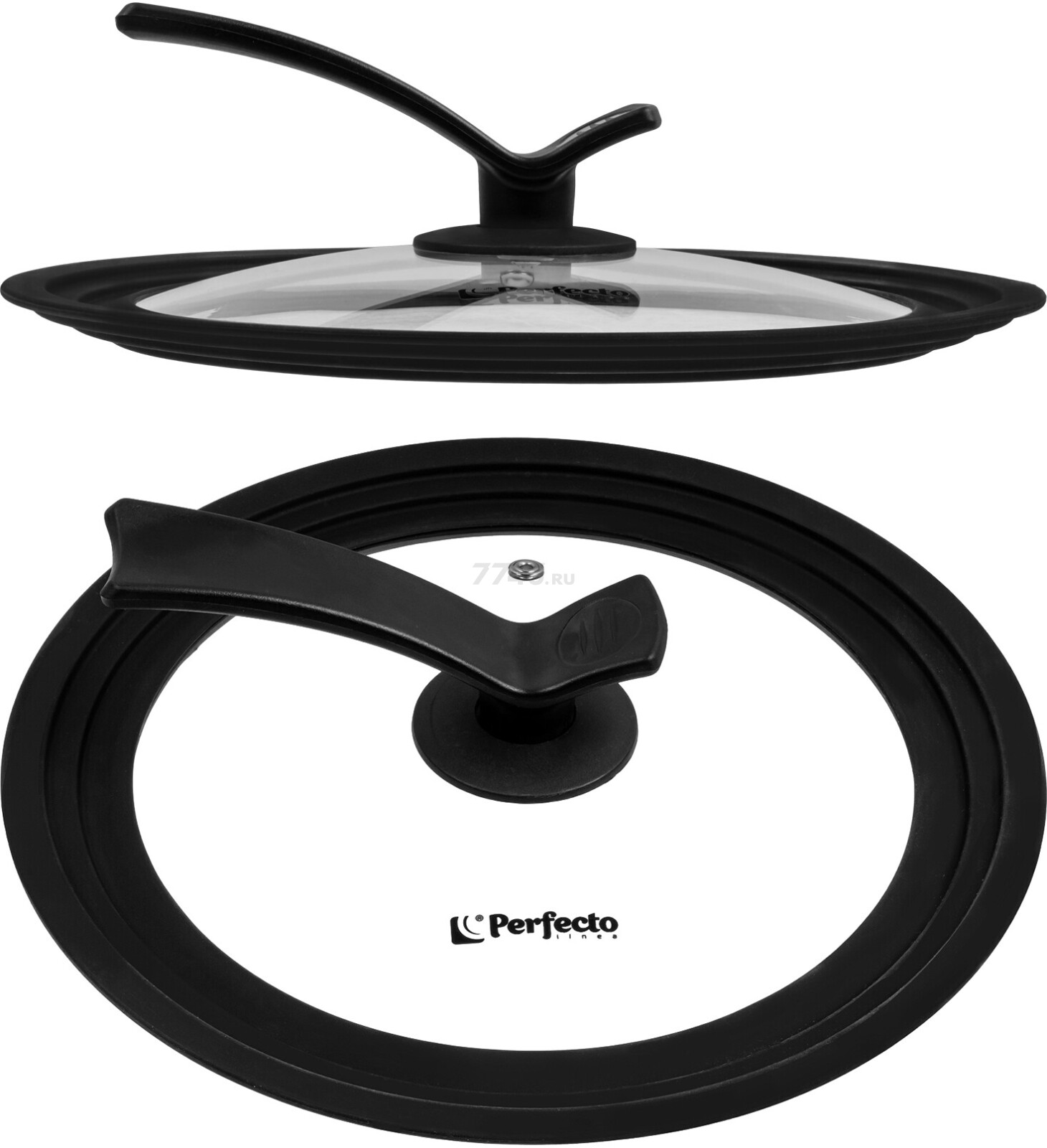 Крышка стеклянная универсальная 24-26-28 см PERFECTO LINEA Chef (25-024680) - Фото 4