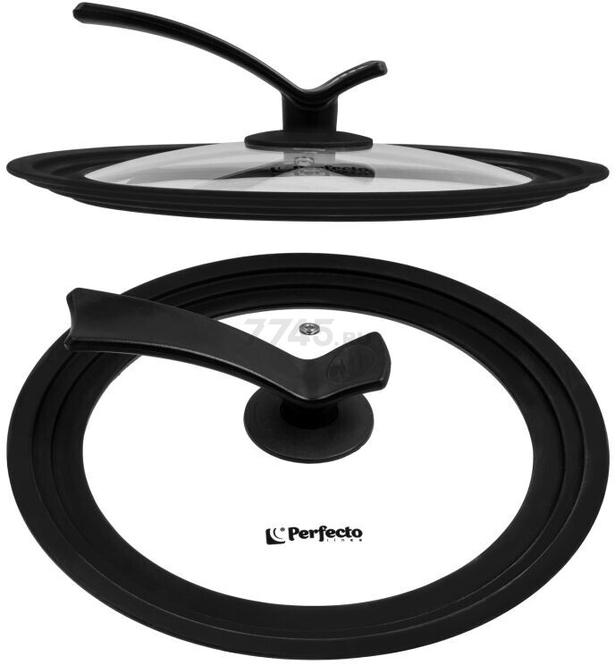 Крышка стеклянная универсальная 24-26-28 см PERFECTO LINEA Chef (25-024680) - Фото 3