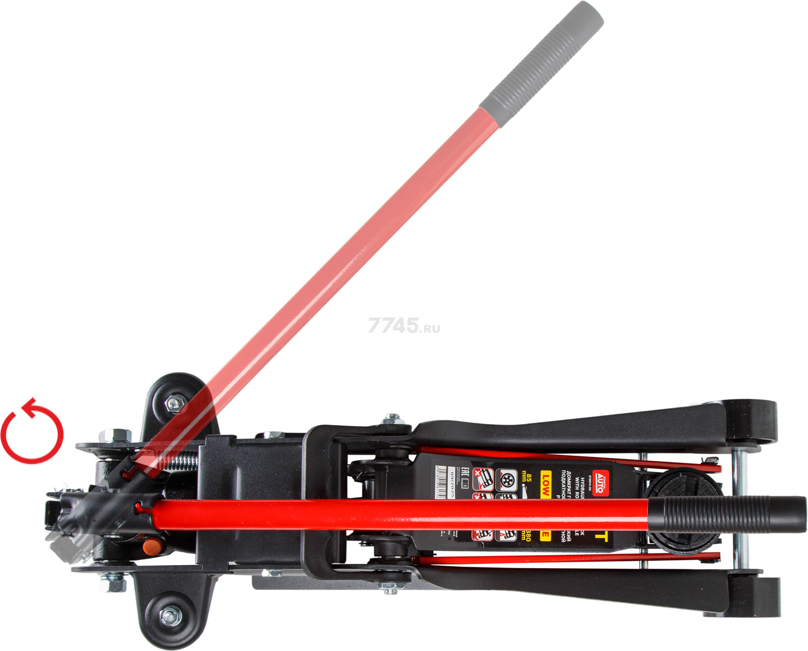 Домкрат гидравлический подкатной низкопрофильный 2,5 т STARTUL Auto (ST8014-08) - Фото 11