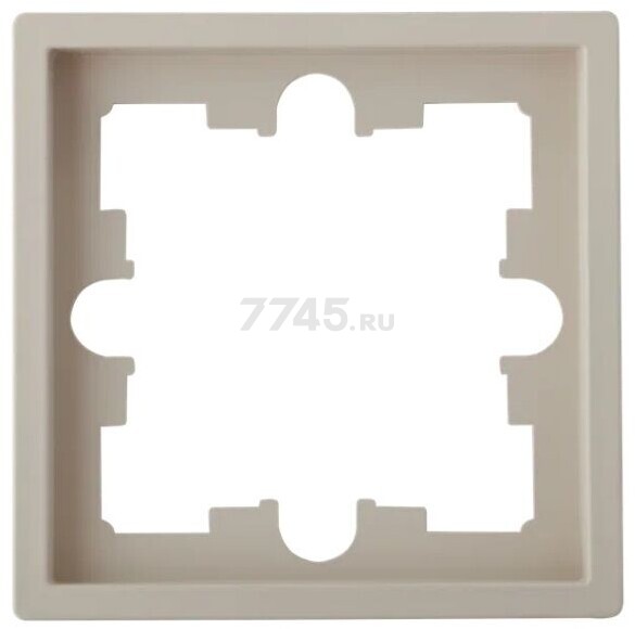 Рамка BYLECTRICA Carre песочная (ЮЛИГ.735212.591 песочн)