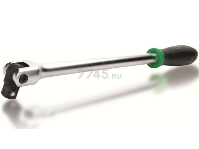 Вороток 3/8" 250 мм с обрезиненной ручкой TOPTUL (CFKA1210)