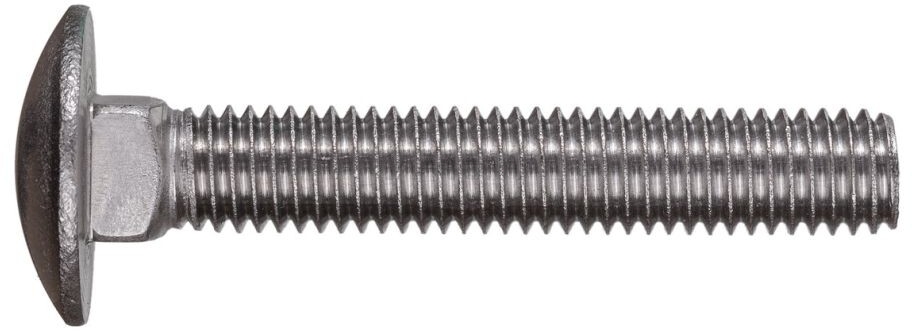 Болт мебельный М8х30 с шестигранником А2 DIN 603 STARFIX 10 штук (SMZ1-92854-10)