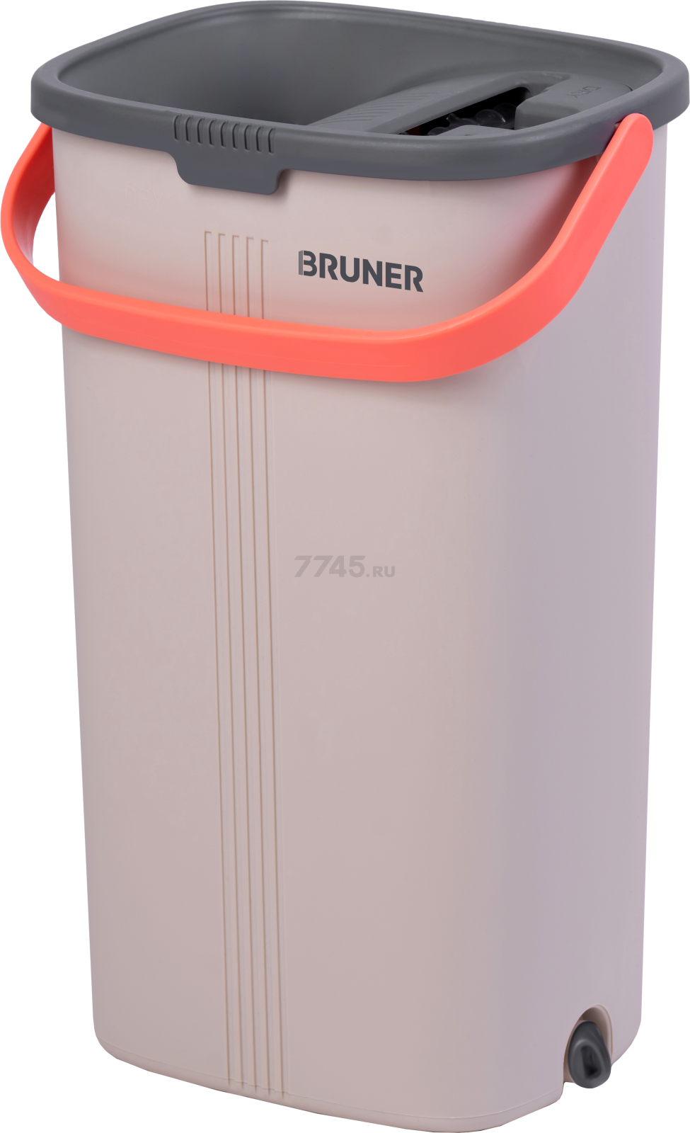 Швабра с отжимным ведром BRUNER Rapid (BR-11278121) - Фото 3