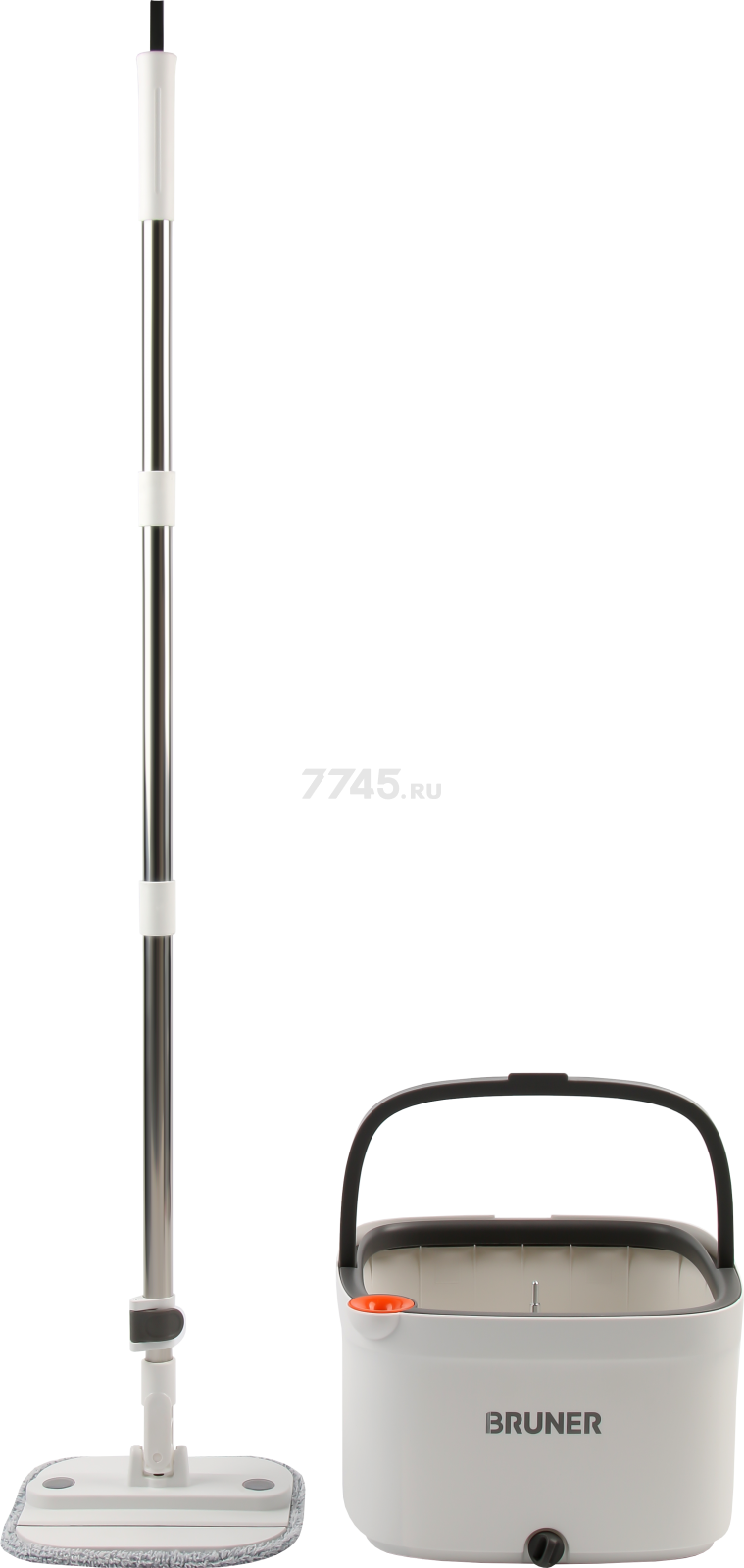 Швабра с отжимным ведром BRUNER Home Stark (BR-11278123)