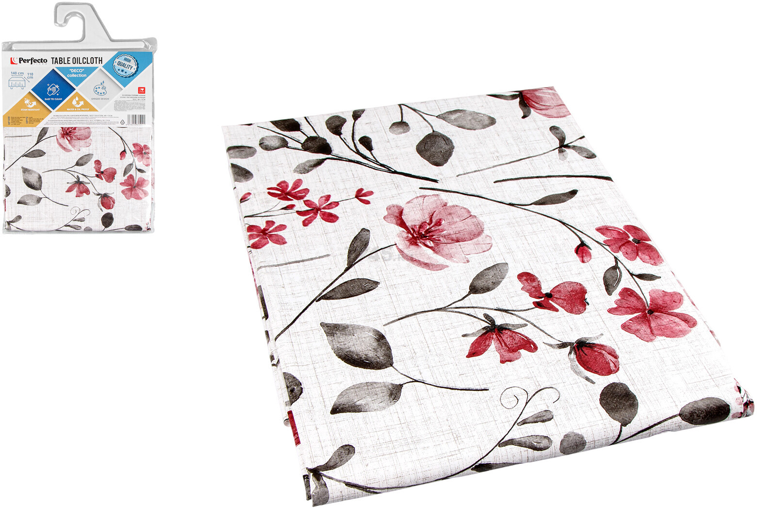 Клеенка столовая 140х110 см PERFECTO LINEA Deco (11-165292)