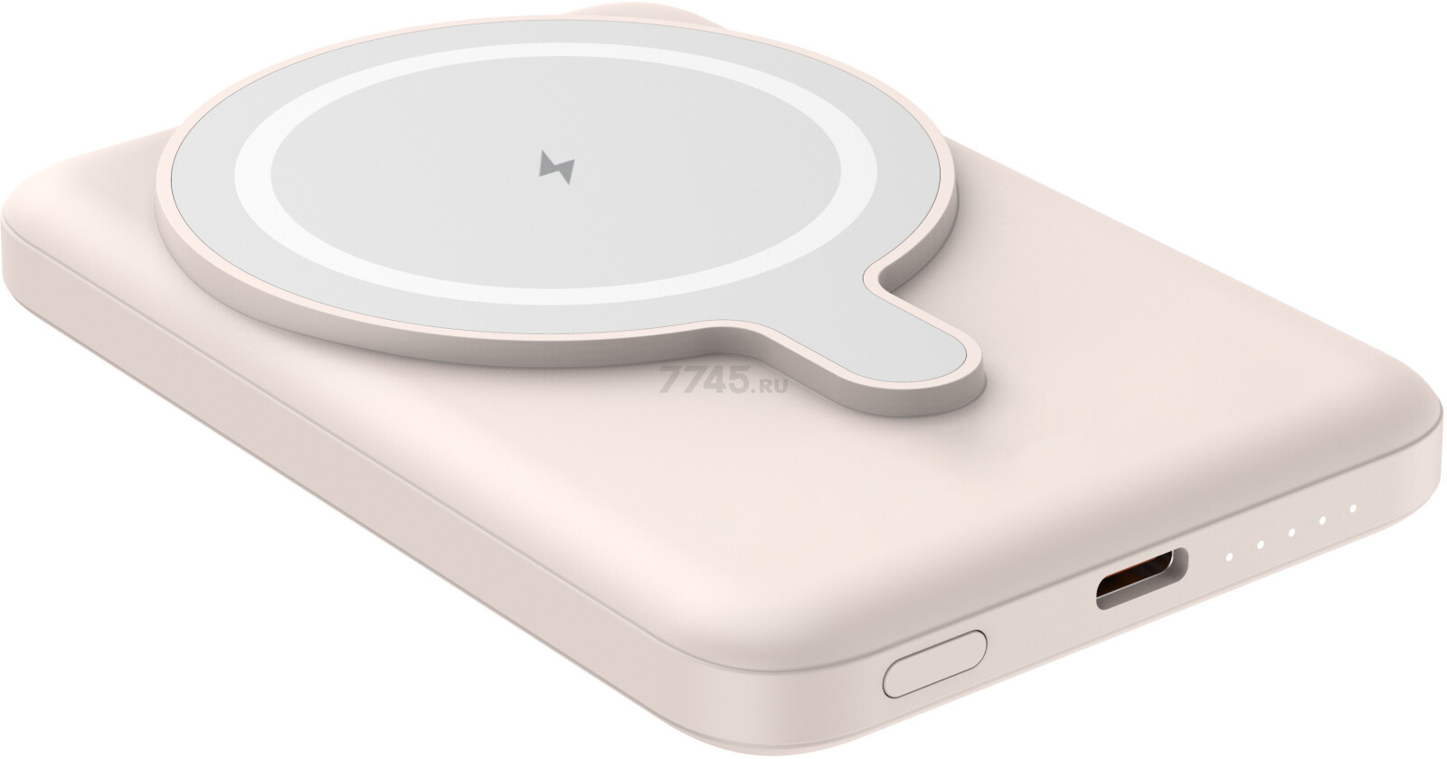 Power Bank KEIZEN 5000 mAh with MagSafe Pink (KZ-20130108) - Фото 7