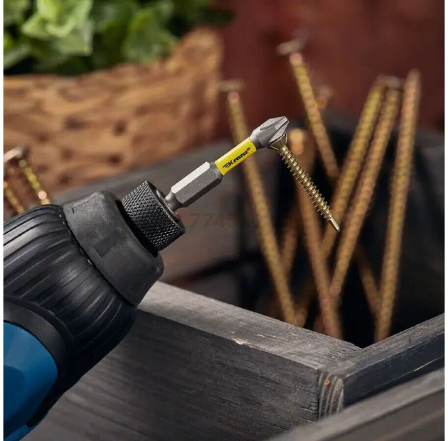 Бита для шуруповерта магнитная PH2 50 мм KRANZ Impact 2 штуки (KR-92-0441) - Фото 3