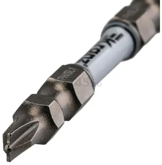 Бита для шуруповерта двусторонняя магнитная PH/SL1 - PH/SL2 65 мм KRANZ 2 штуки (KR-92-0451-1) - Фото 4