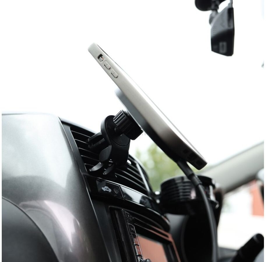 Держатель автомобильный для смартфона с беспроводной зарядкой REXANT (40-0607) - Фото 10