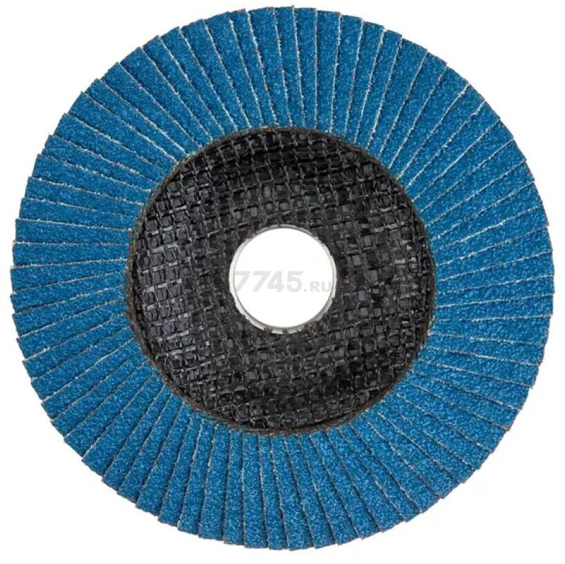 Круг лепестковый 125х22,2 мм P100 плоский KRANZ Inox (KR-90-0016-1) - Фото 2