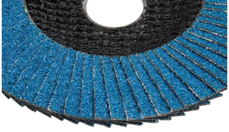 Круг лепестковый 125х22,2 мм P100 плоский KRANZ Inox (KR-90-0016-1) - Фото 3