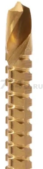 Набор cверл фрезерных по металлу 3-4-5-6-8 мм KRANZ Титан 5 штук (KR-91-0585) - Фото 7