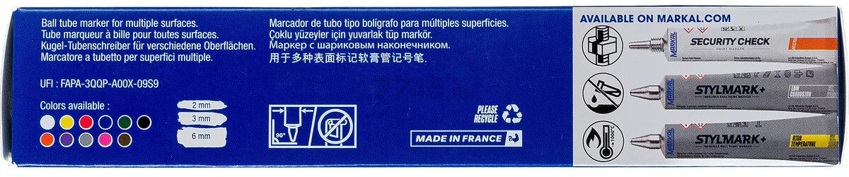 Маркер перманентный MARKAL stylmark 96658 - Фото 5